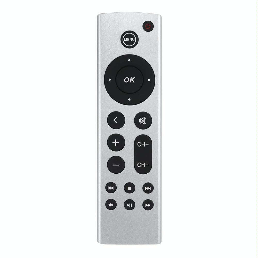 For Apple TV Remote Control 4K / HD A2169 A1842 A1625 Without Voice(Silver)