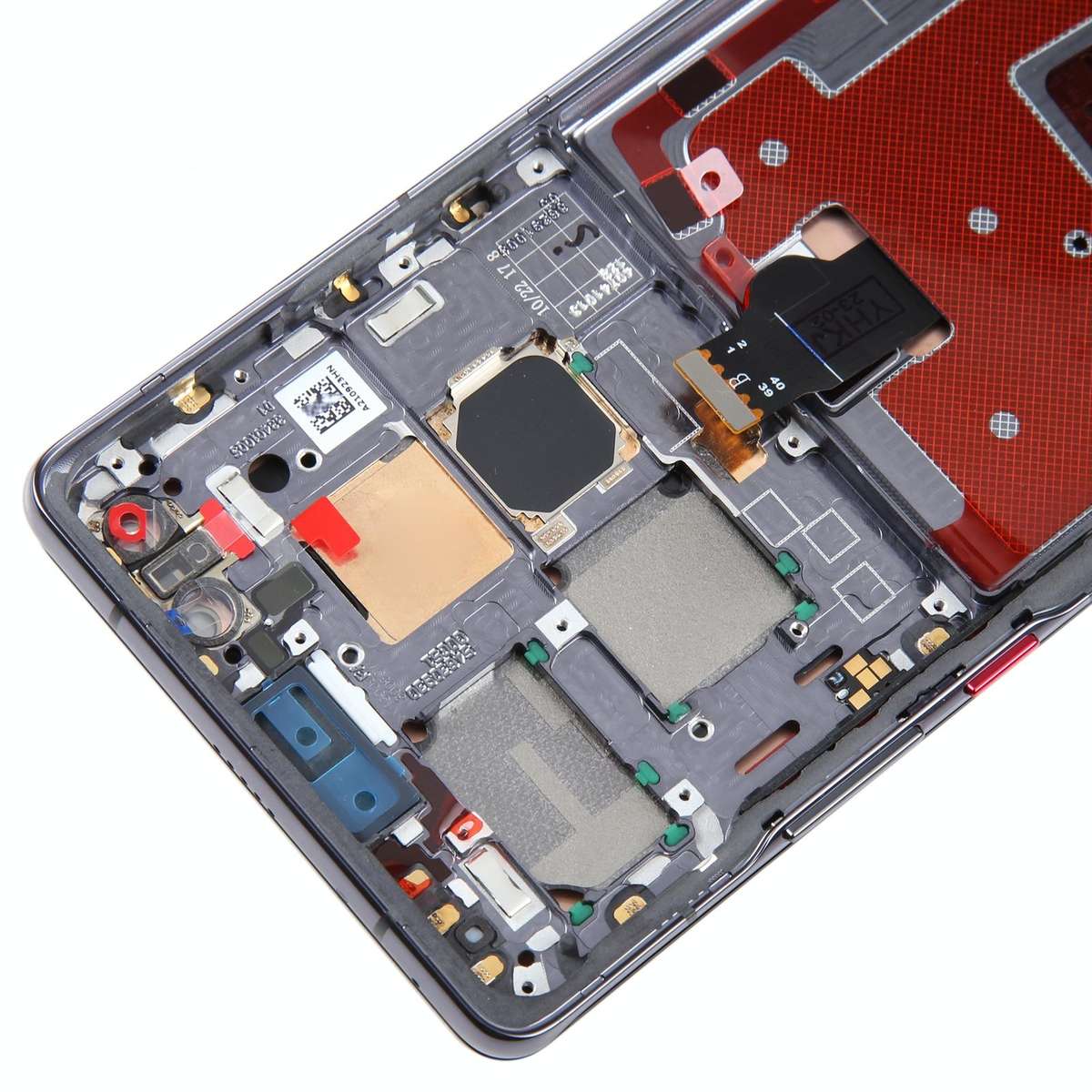 Original LCD Screen for Huawei Mate 40 Pro Digitizer Full Assembly with Frame(Black)