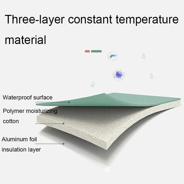 Smiley Lunch Bag with Leather Handles, Size: S (Green)