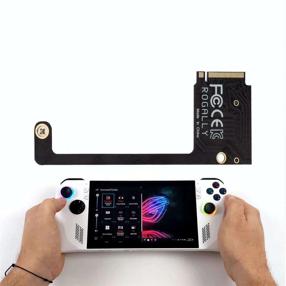 For ASUS Rog Ally Modified M2 Hard Drive PCIE4.0 Riser Card, Spec: Long