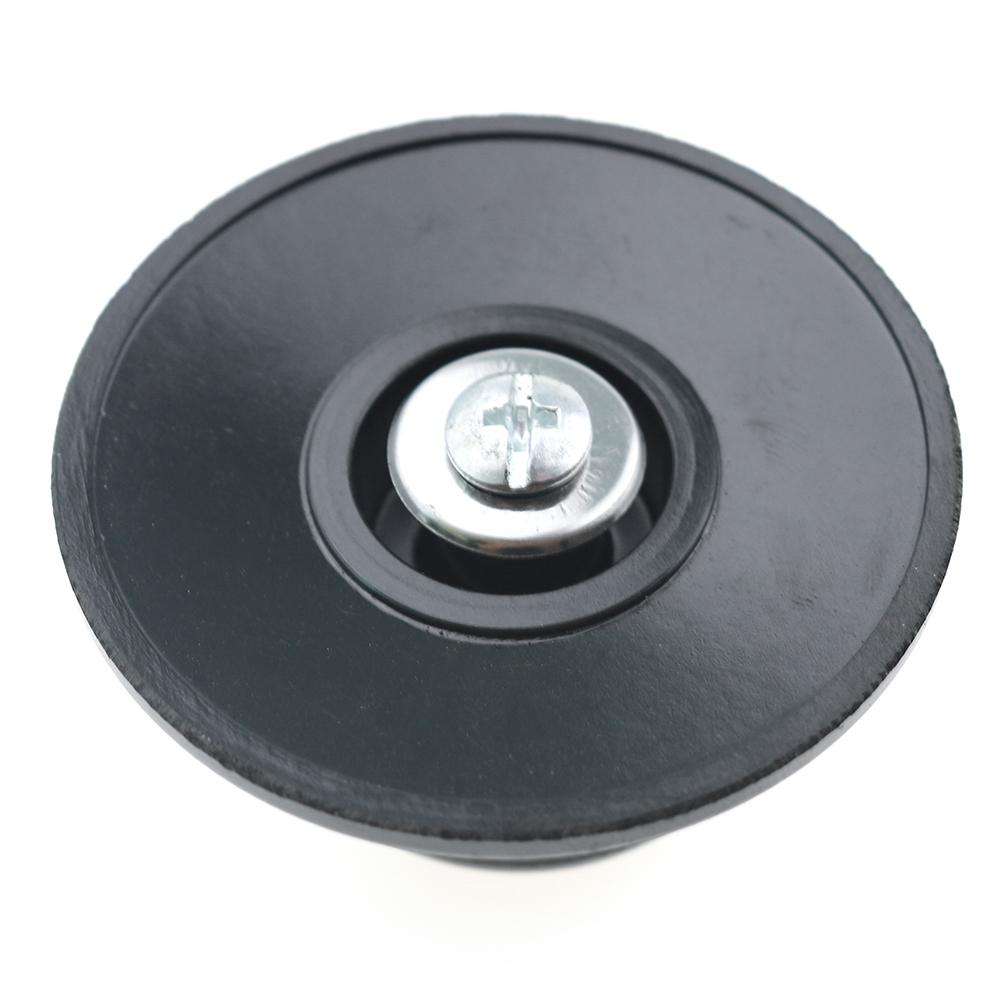 2 PCS Universal Pot Lid Handle Cap Hat Stainless Steel Fitting(Black)