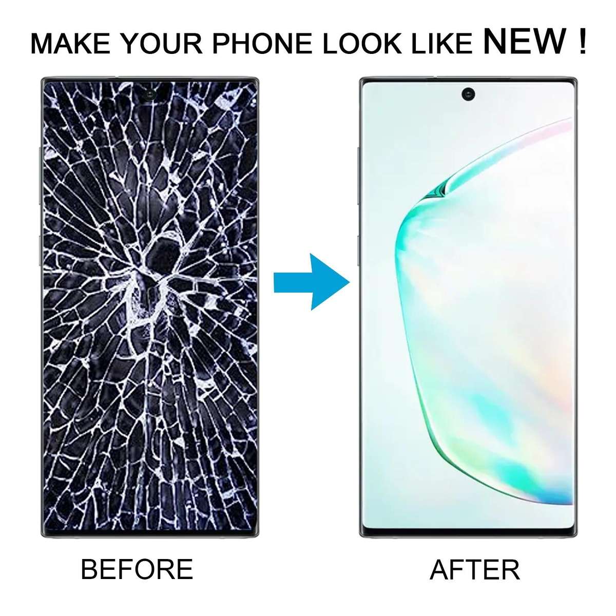 For Samsung Galaxy Note10+ SM-N975F TFT Material LCD Screen Digitizer Full Assembly with Frame, N...