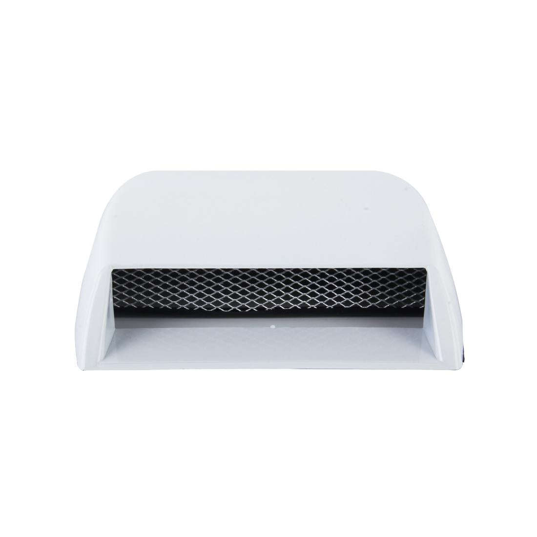 Car Turbo Style Air Intake Bonnet Scoop for Car Decoration(White)
