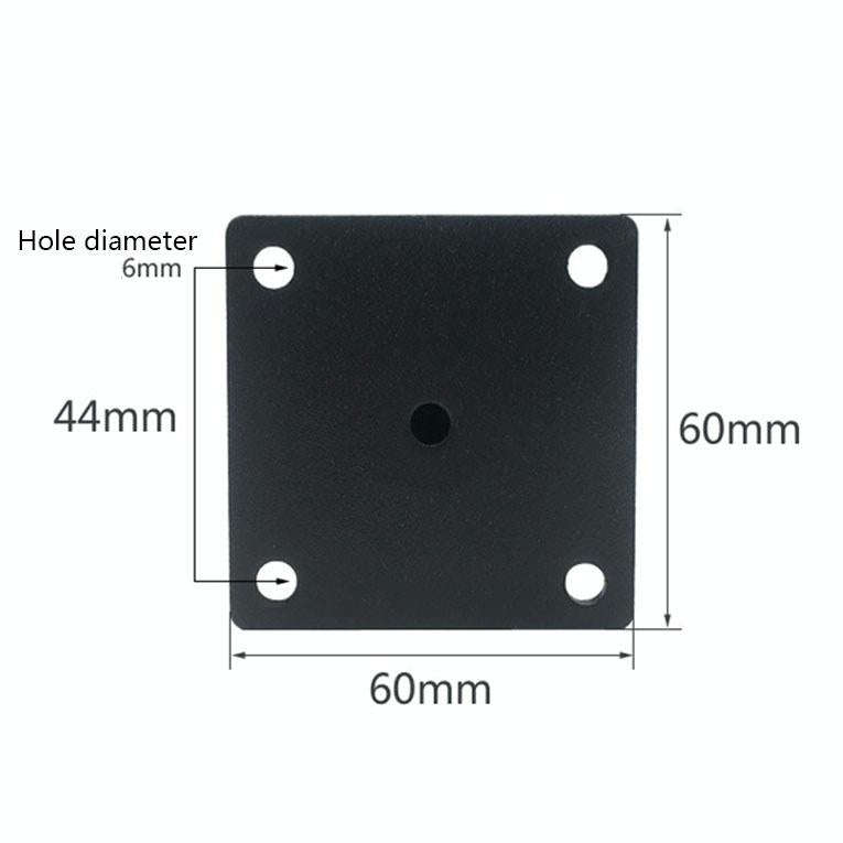 LH-TJ003 Adjustable Stainless Steel Round Tube Furniture Legs, Height: 21cm(Brushed Gold)