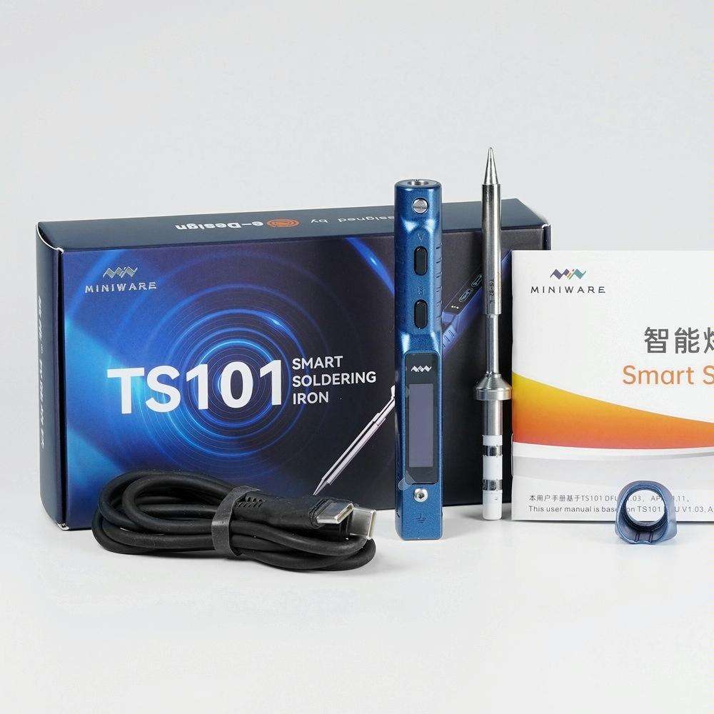 MINIWARE TS101 PD DC Soldering Iron 90W Portable Soldering Pen(With D24 Soldering Iron Head)