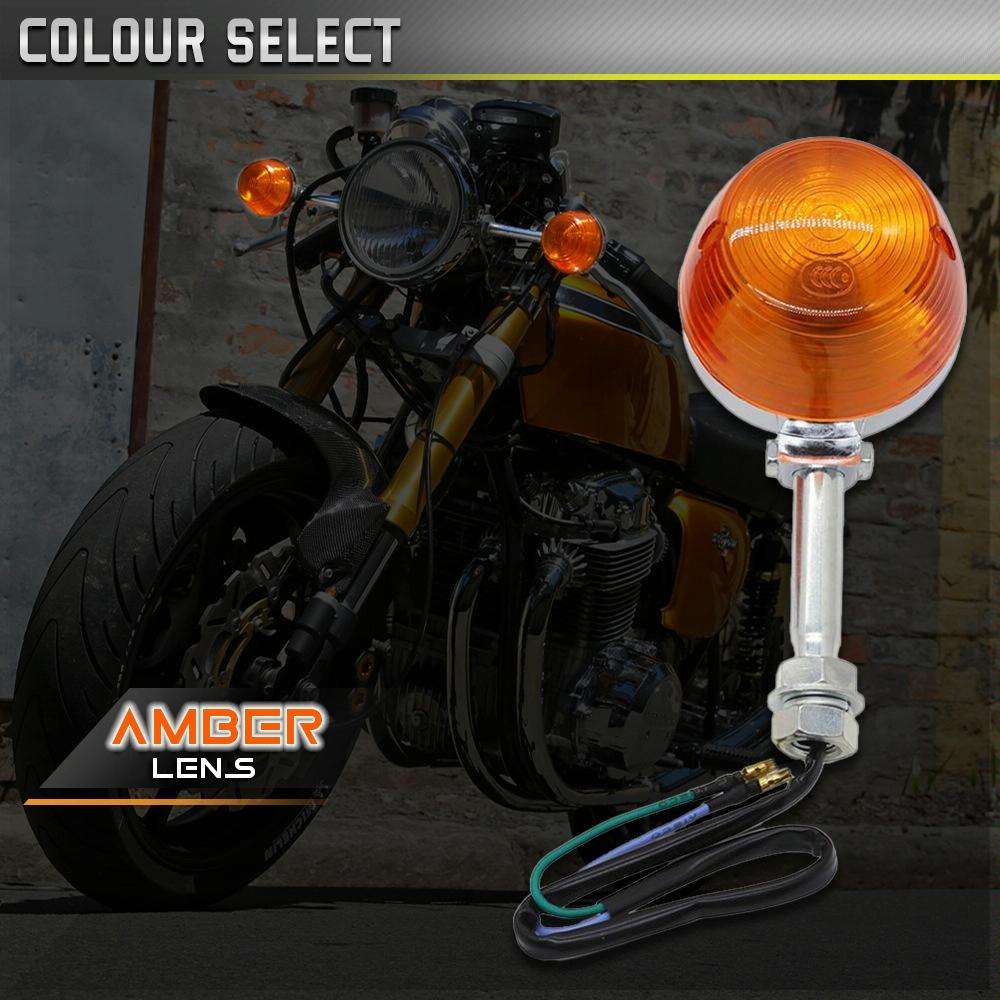 2pcs For Honda CT90 XL100 CM125 CB400 CB750 Motorcycles LED Turn Signal Light