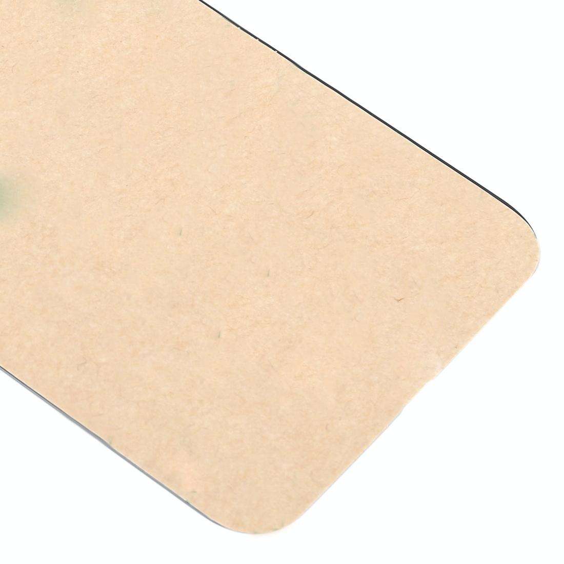 Easy Replacement Big Camera Hole Glass Back Battery Cover with Adhesive for iPhone XR(Black)