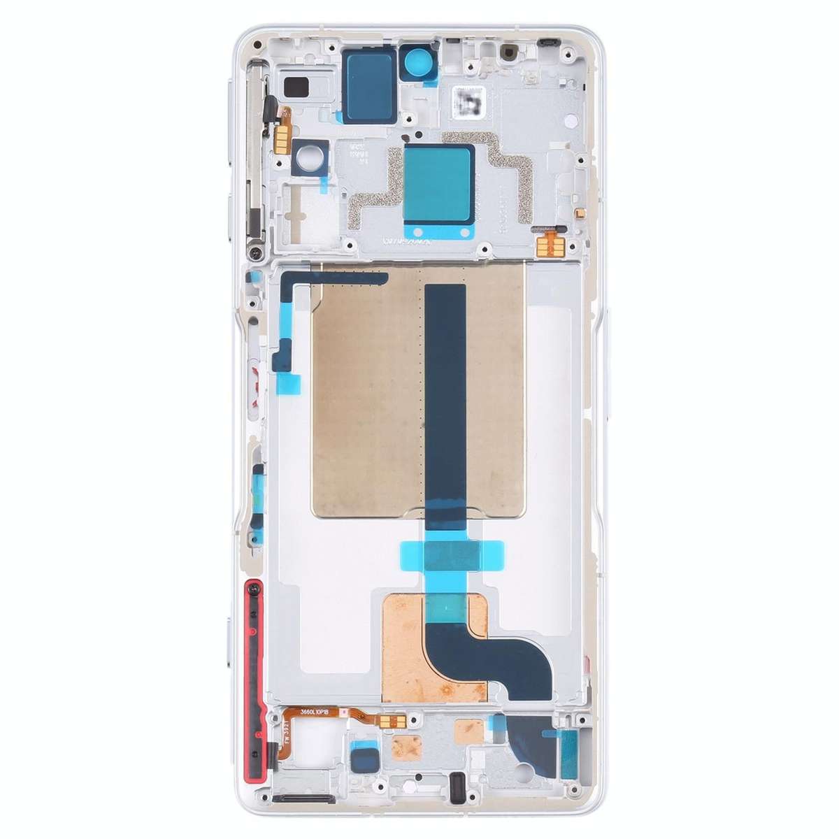 Front Housing LCD Frame Bezel Plate for Xiaomi Redmi K50 Gaming/Poco F4 GT(White)