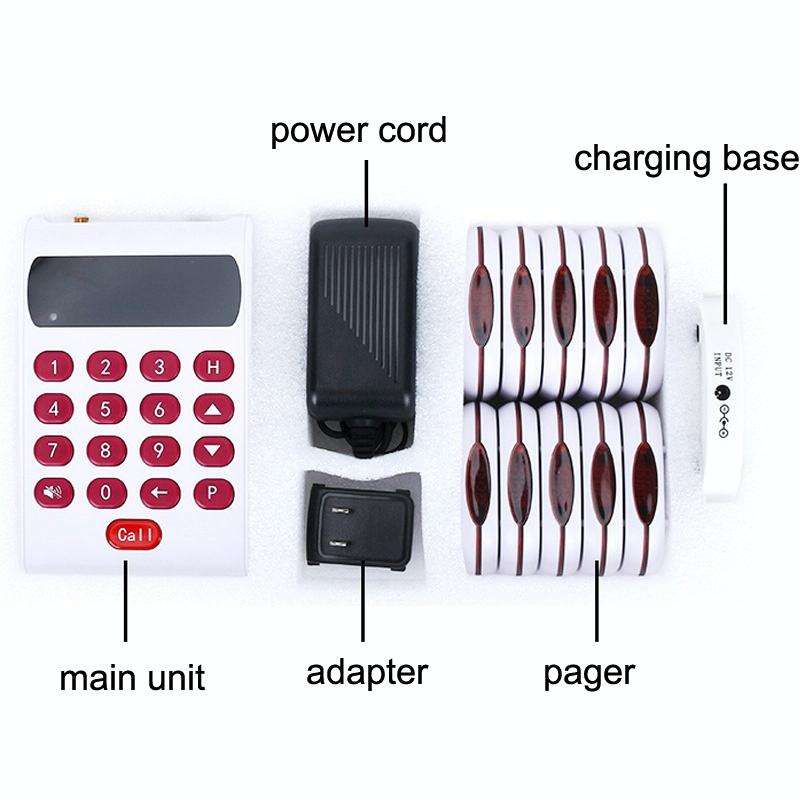 QC03 Wireless Meal Picker Restaurant Vibrating Bell Caller