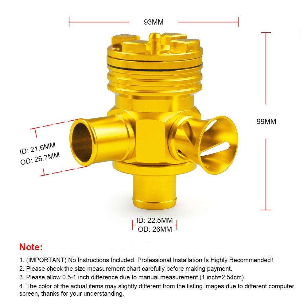 Car Modified Pressure Relief Valve 1.8T/2.7T Discharge Valve for Volkswagen GTi Jetta / Audi A3 A...