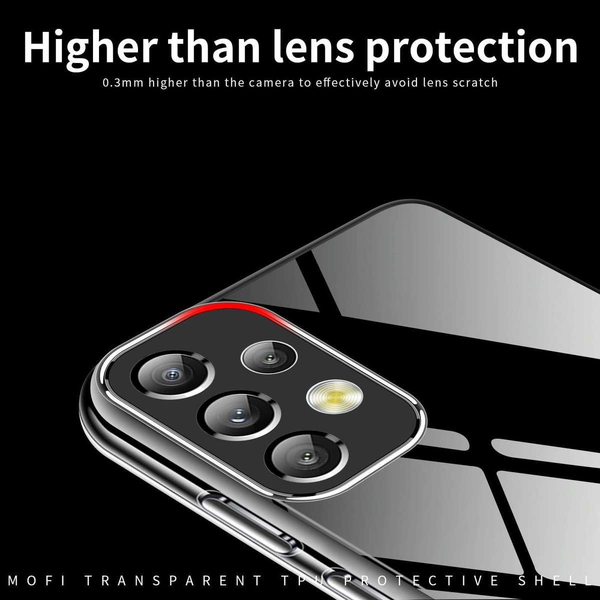 For Samsung Galaxy A33 5G MOFI Ming Series Ultra-thin TPU Phone Case(Transparent)