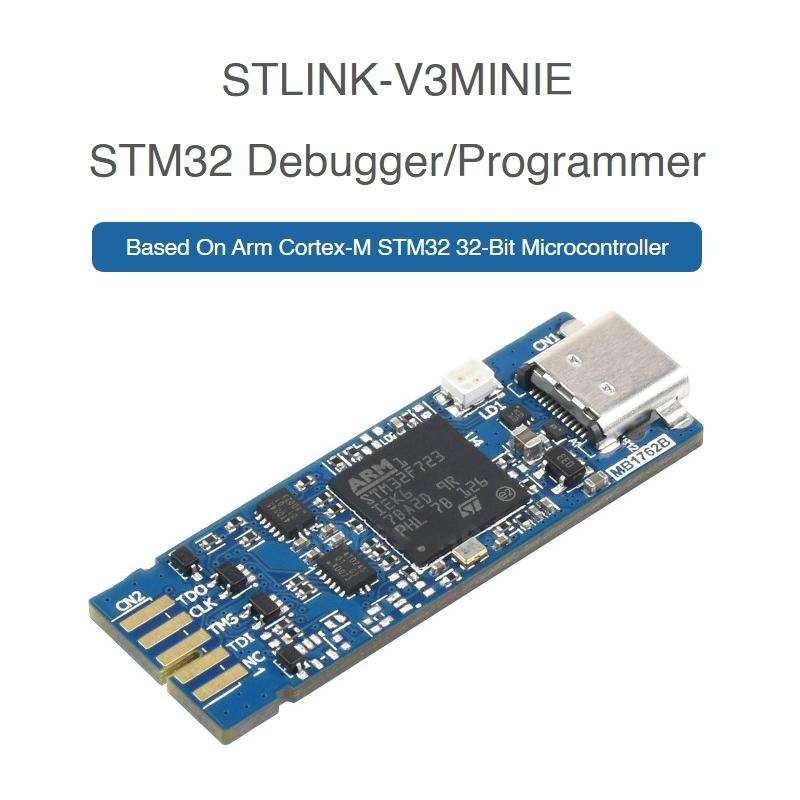 Waveshare STLINK-V3MINIE In-Circuit Debugger And Programmer Board For STM32