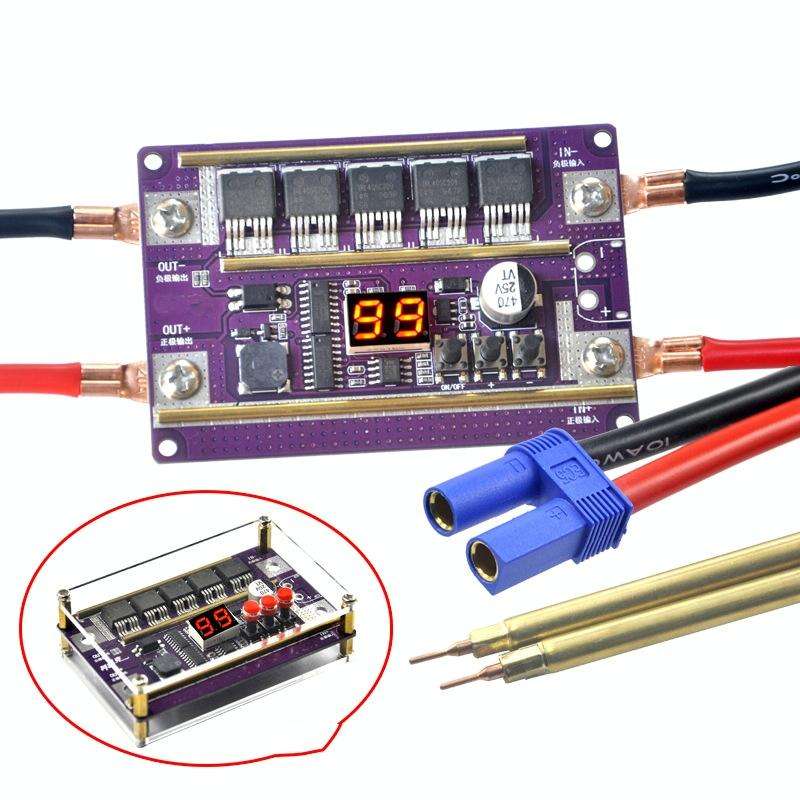 Start Treasure Version 12V Digital Display DIY Battery Spot Welding Machine Pen Control, Style:10...