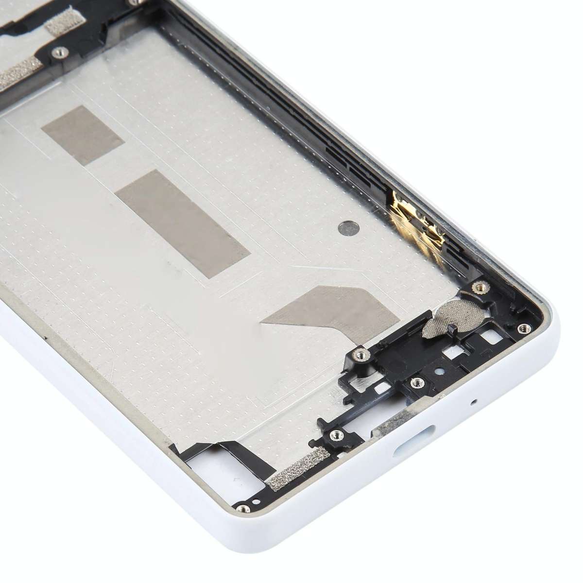 For Sony Xperia 10 IV Original Middle Frame Bezel Plate (White)
