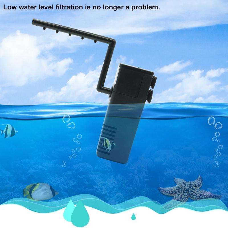HX-300L 5W 400L/H Multi-function Submersible Aquarium Water Pump Circulation Pump Fish Tank Inter...