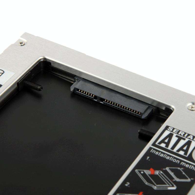 2.5 inch Universal Second HDD Caddy, SATA to SATA HDD Hard Drive Caddy, Thickness: 12.7mm