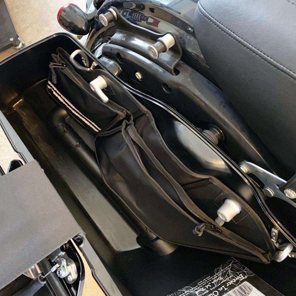 2 PCS Motorcycle Saddle Bags Storage Tool Side Pouch Bags