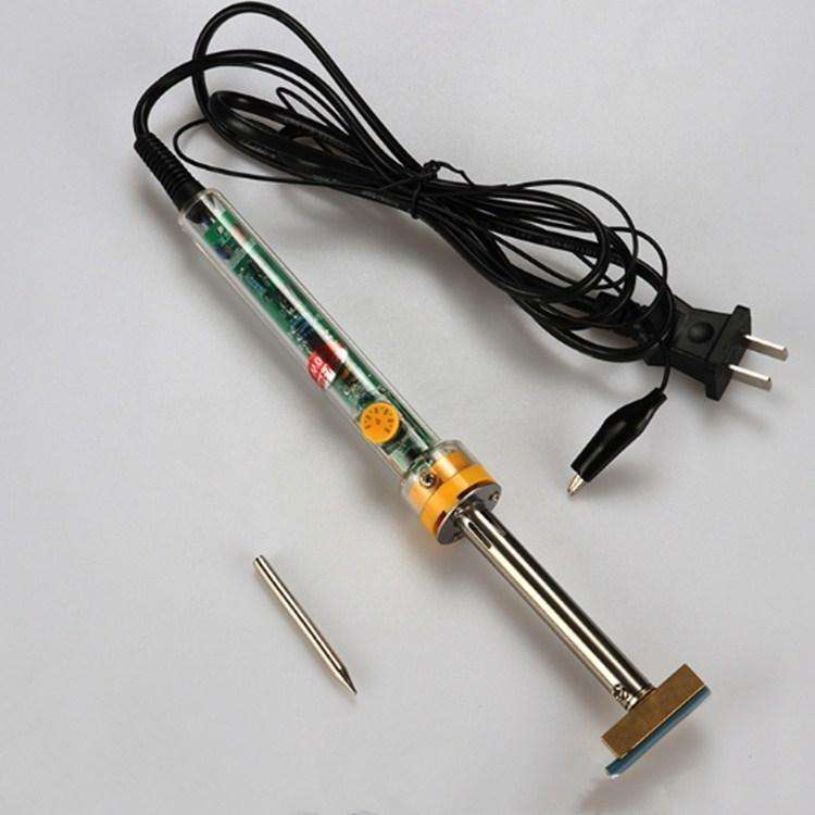 All Copper Liquid Crystal Cable Welding Tool T-shaped Soldering Iron Head, Model:60W