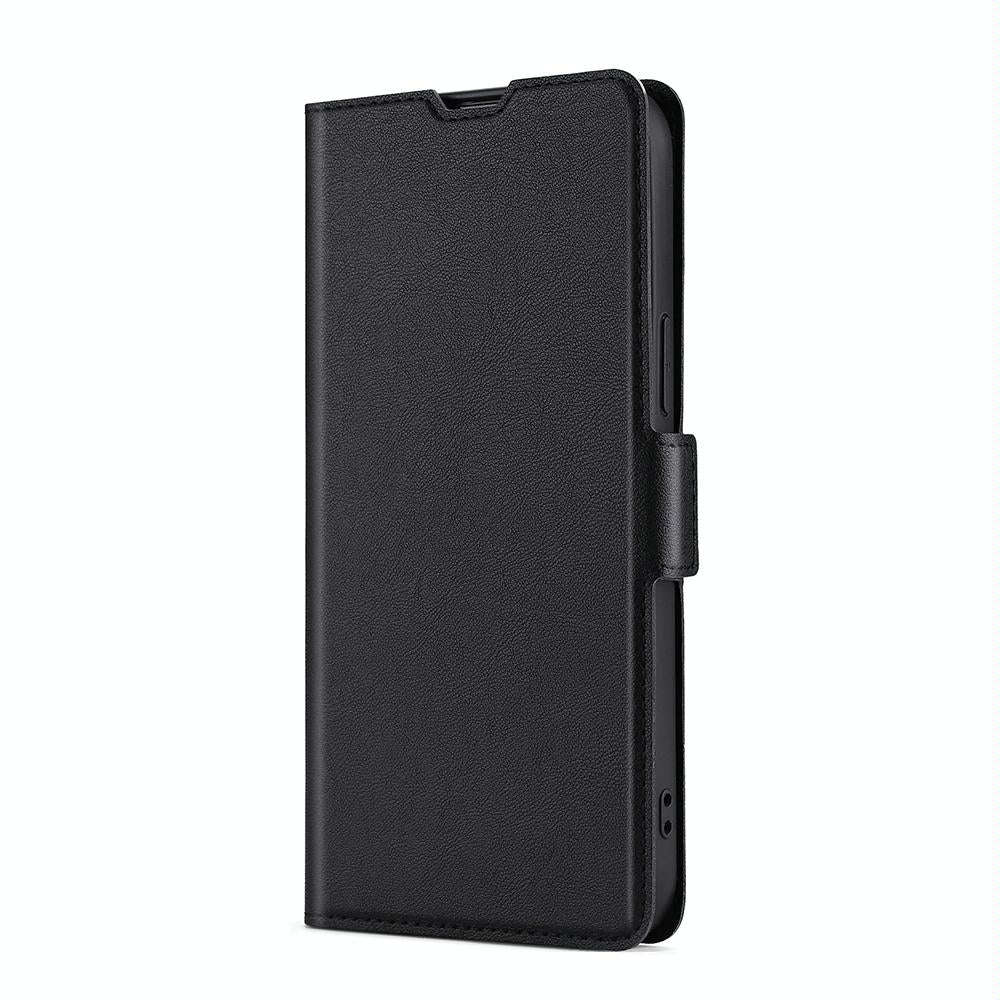 For vivo Y02 4G Ultra-thin Voltage Side Buckle Horizontal Flip Leather Phone Case(Black)
