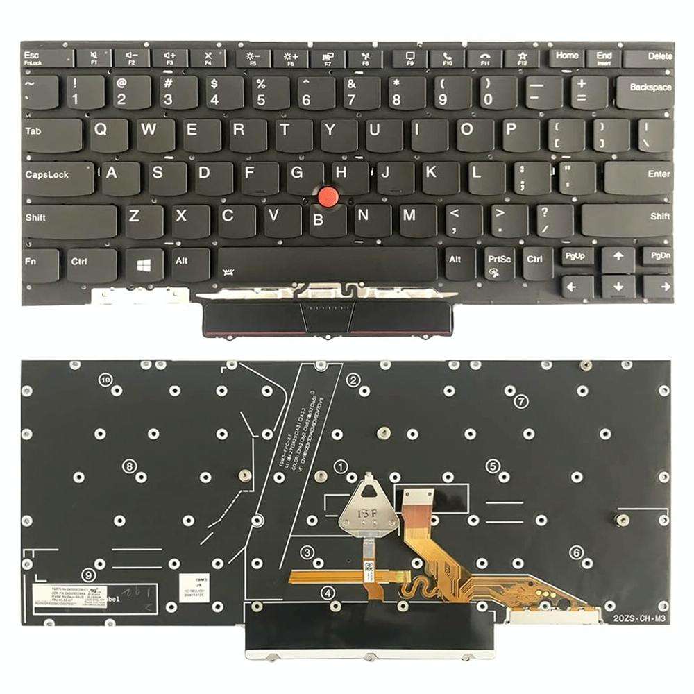For Lenovo ThinkPad X1 Nano US Version Backlight Laptop Keyboard