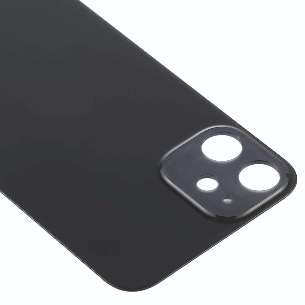 Easy Replacement Big Camera Hole Back Battery Cover for iPhone 12(Black)