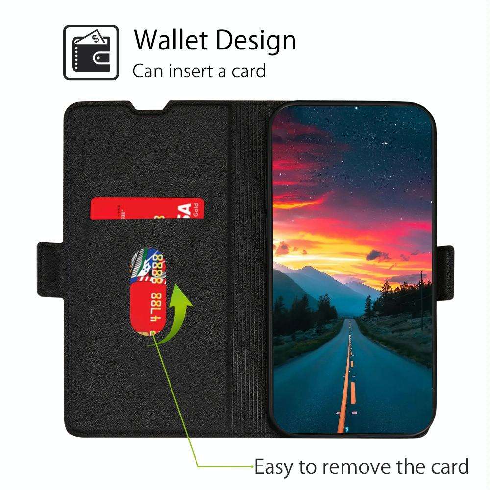 For vivo Y02 4G Ultra-thin Voltage Side Buckle Horizontal Flip Leather Phone Case(Black)