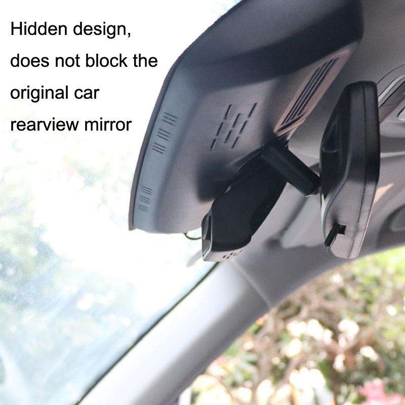 M9 Hidden Driving Recorder WiFi Phone Connecting Car Parking Monitoring 1080P HD Recorder(Without...