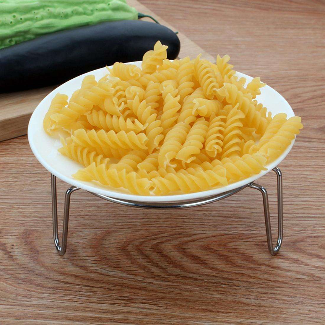 Steamer Rack Basket Egg Vegetable Steaming Trivet for Instant Pot Pressure Cooker, Diameter: 17.5...