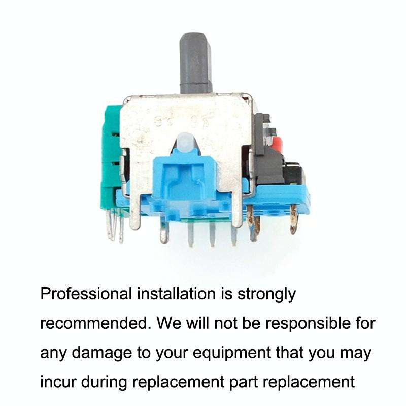 For Sony PS4 / MicroSoft XBOX One ML-ps4007 Handle 3D Joystick, Color: Blue Blue Bottom