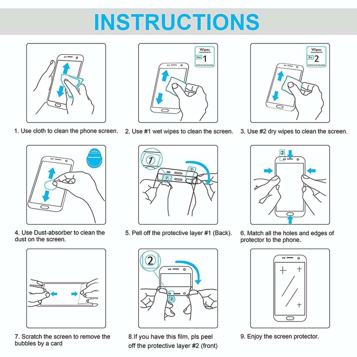 For Amazon Kindle Paperwhite 5 6.8 2021 9H 2.5D Explosion-proof Tempered Tablet Glass Film