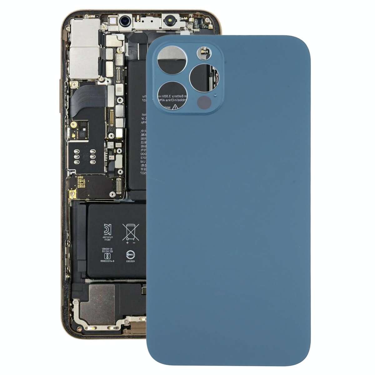 Battery Back Cover for iPhone 12 Pro(Blue)