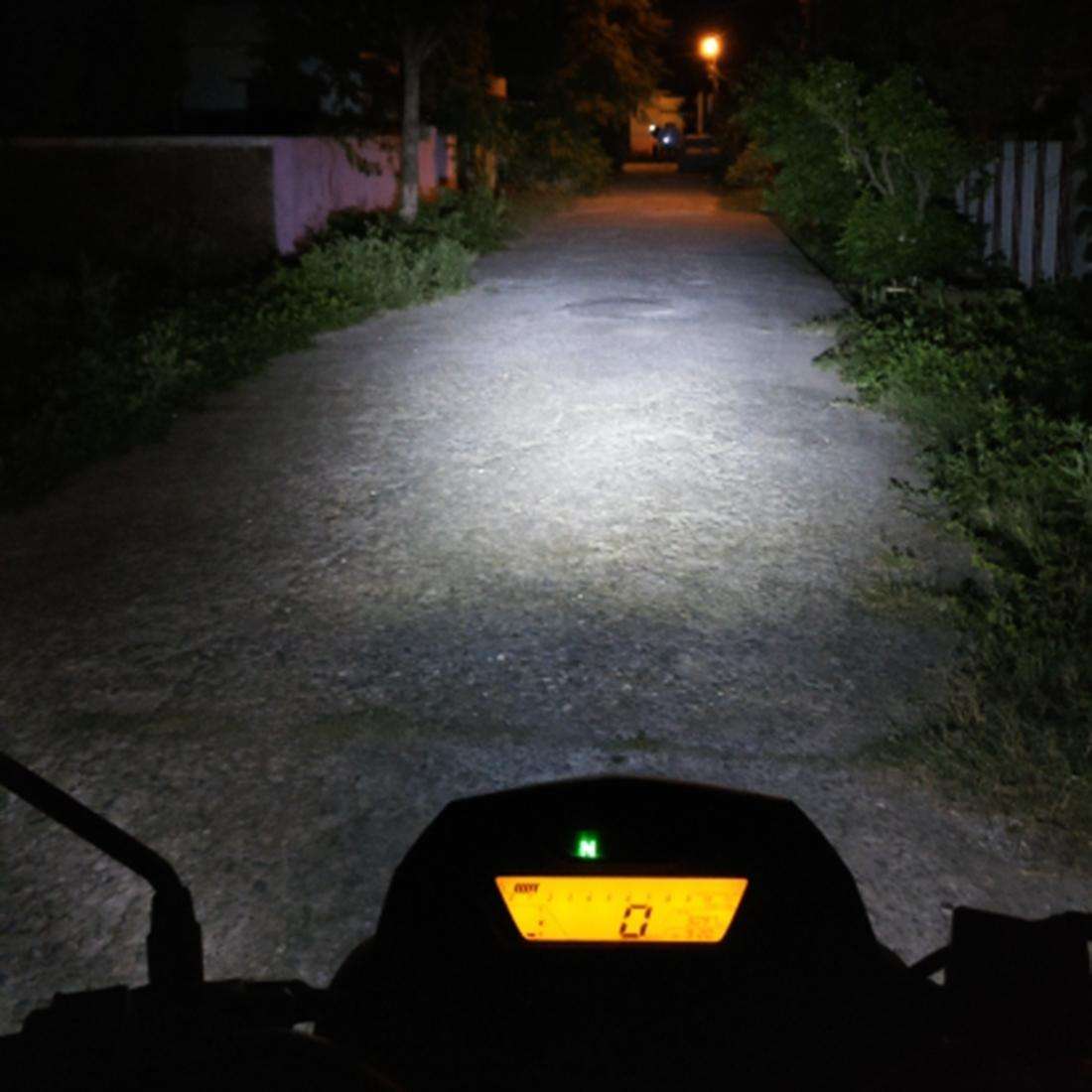 P15D/H6M 1000LM 72W 6000K White Light 2-LED 3570 Bulbs Motorcycle Headlights, DC 12-24V