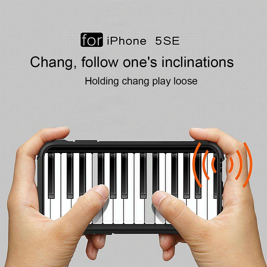 Tough Armor TPU + PC Combination Case for iPhone SE & 5 & 5s(Grey)