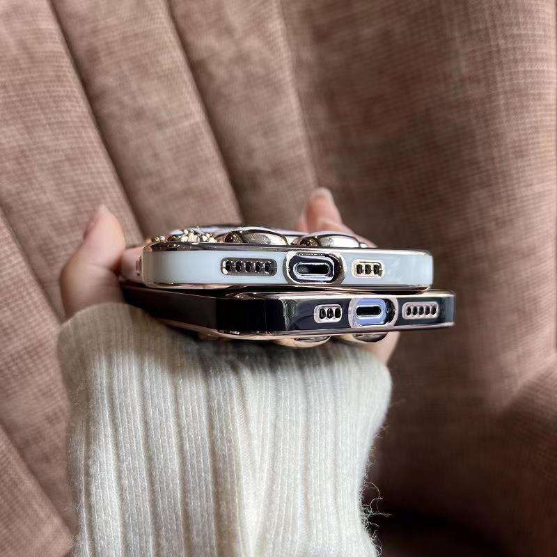 For Huawei Mate 50 Pro Electroplating Astronaut Holder Phone Case(Black)