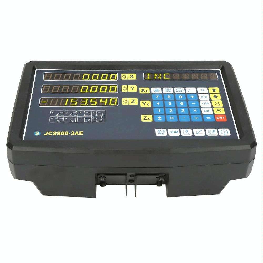 JCS900-3AE Three Axes Digital Readout Display Milling Lathe Machine, EU Plug