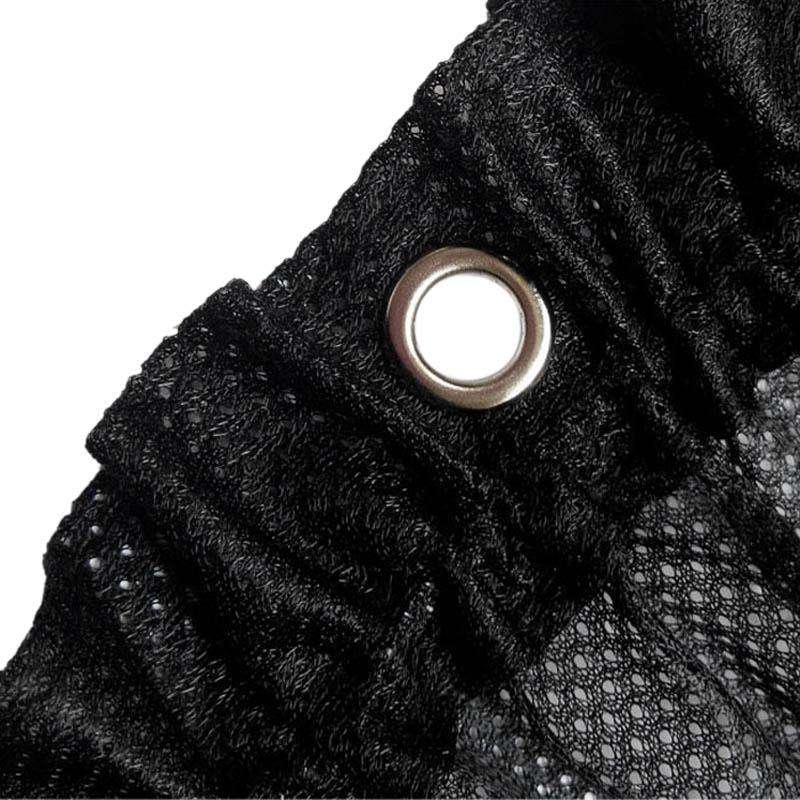 2 PCS Universal Car Sun Shade Cloth Curtain with 6 Suckers(Black)