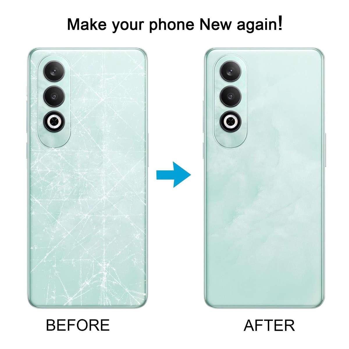 For OnePlus Nord CE4 Original Battery Back Cover with Camera Lens Cover(Green)