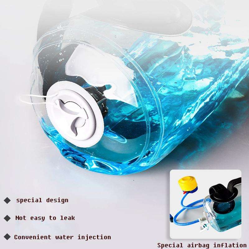 Weight-Bearing Fitness Water Bag Adjustable Water Power Bag Portable Water Injection Weightliftin...