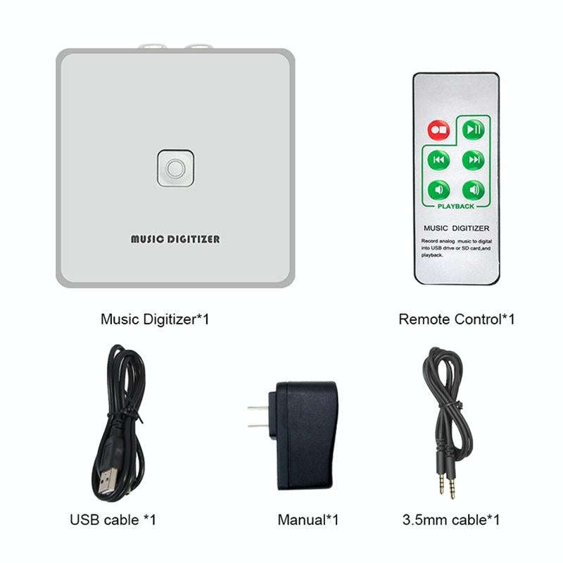 Ezcap 241 Audio Recorder Cassette CD to MP3 Converter Digital to Analog Converter