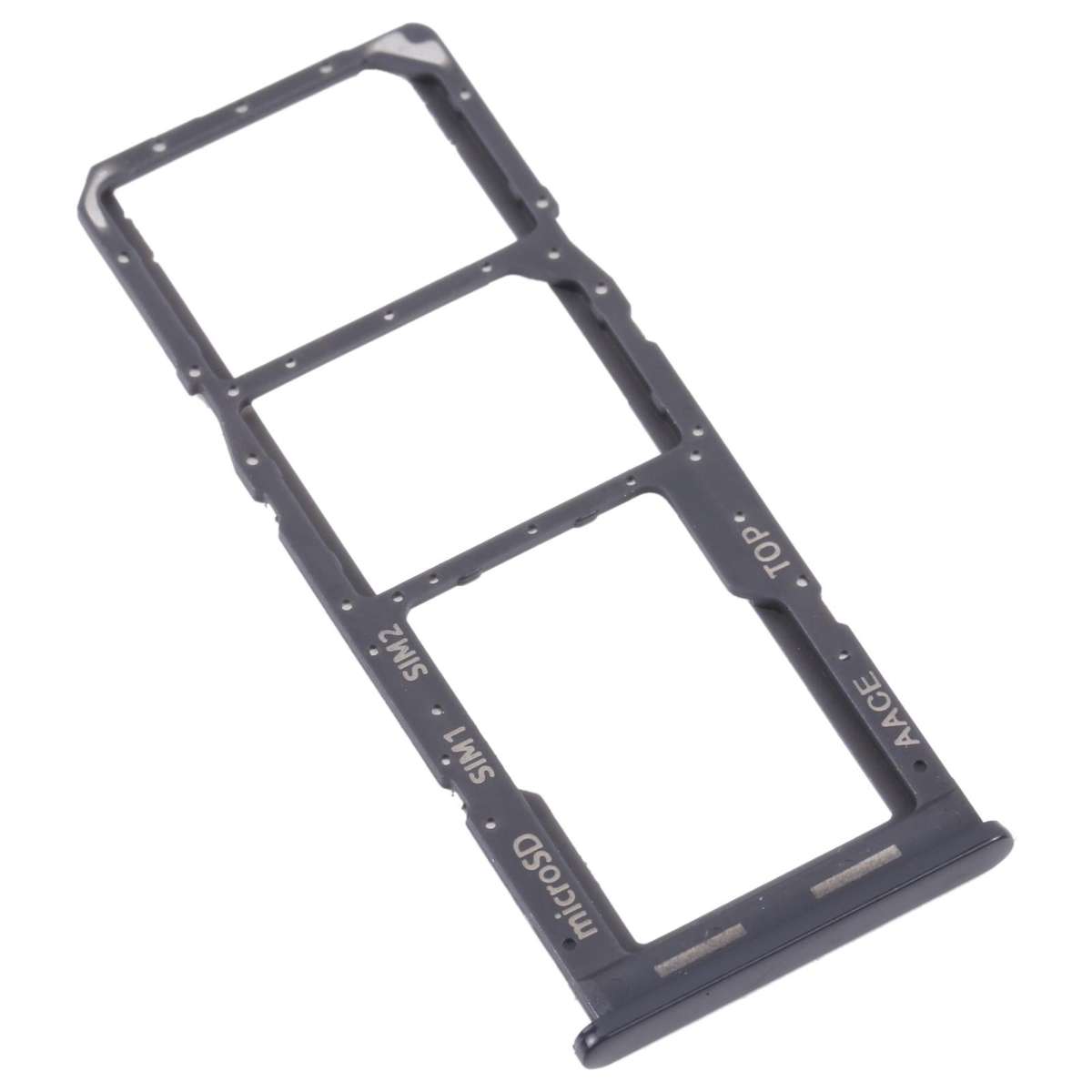 For Samsung Galaxy A13 SM-A135 Original SIM Card Tray + SIM Card Tray + Micro SD card tray (Black)
