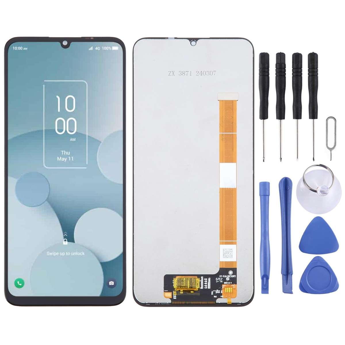 For TCL 40 XL T608M OEM LCD Screen With Digitizer Full Assembly