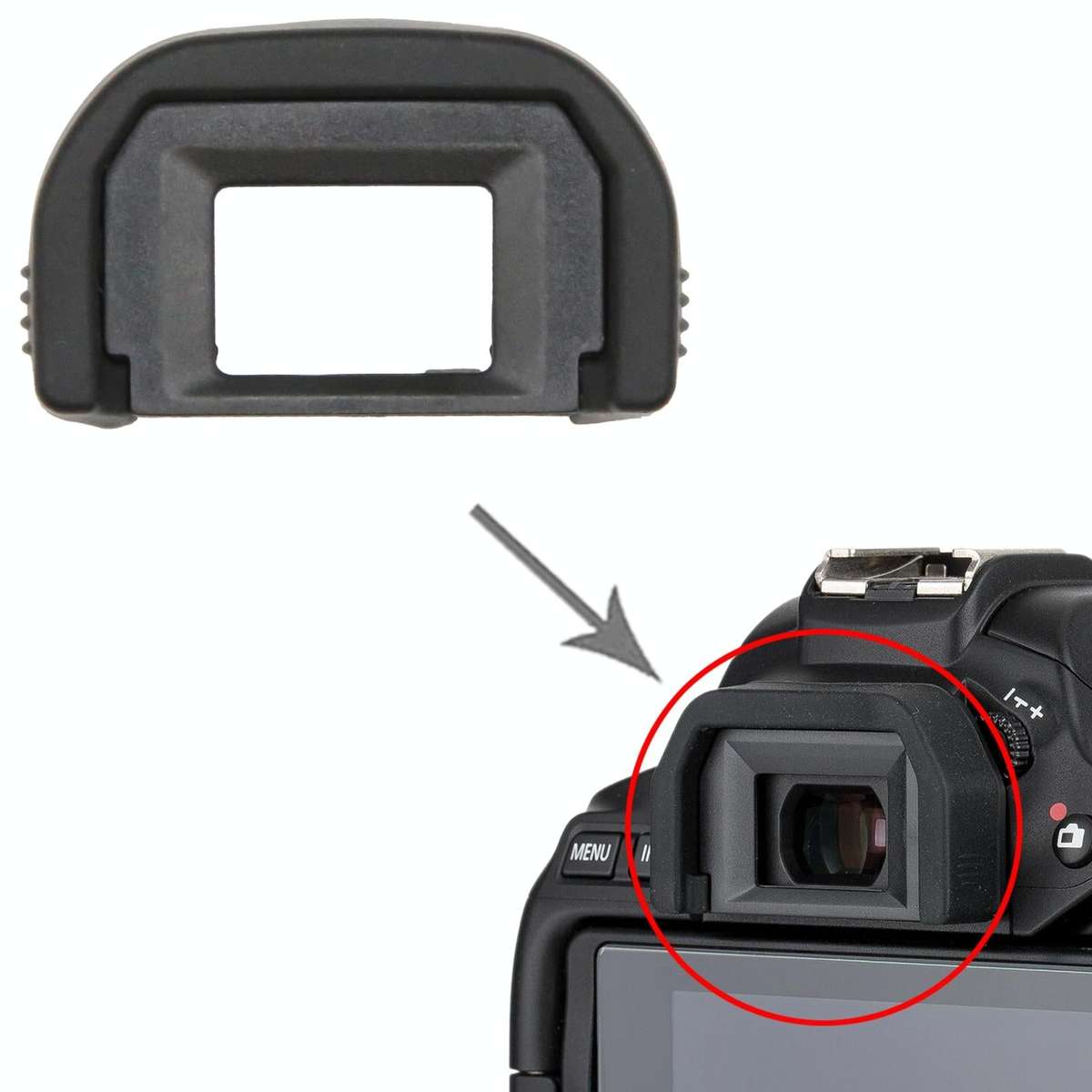 For Canon EOS 550D Camera Viewfinder / Eyepiece Eyecup