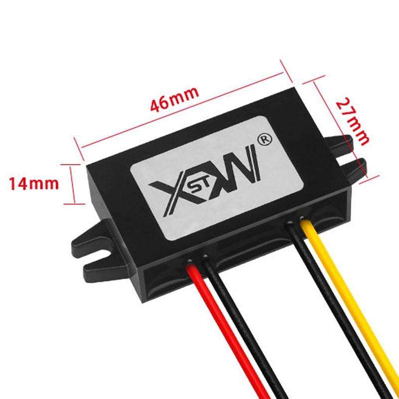 XWST DC 12/24V To 5V Converter Step-Down Vehicle Power Module, Specification: 12V To 5V 1A Small ...
