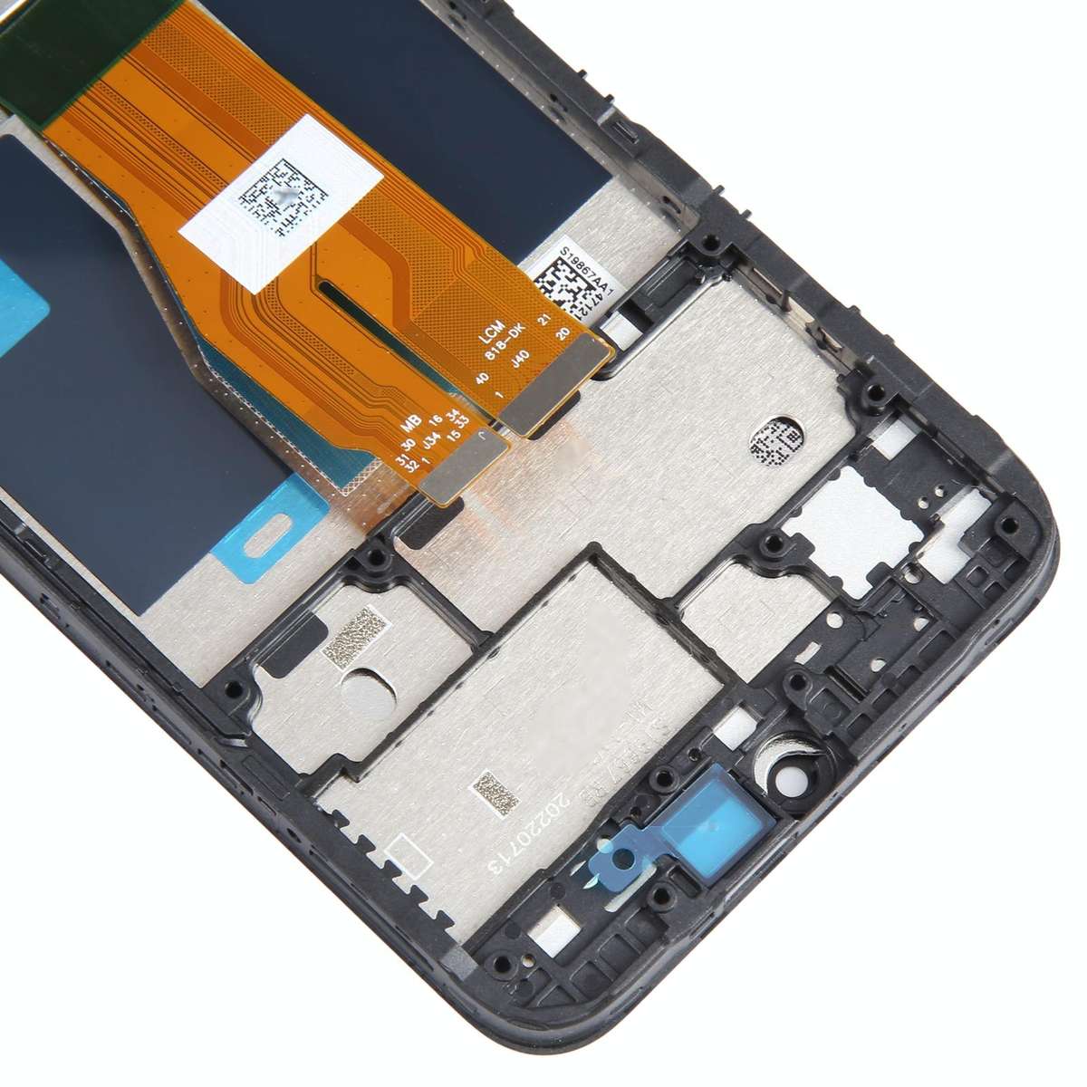 For Realme C33 OEM LCD Screen Digitizer Full Assembly with Frame