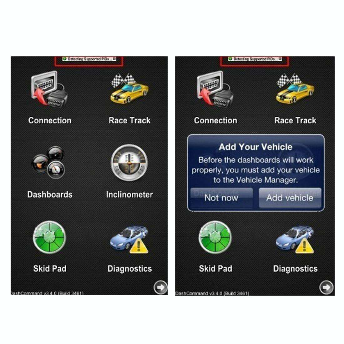 Vgate iCar Pro OBDII Bluetooth V4.0 Dual Car Scanner Tool, Support Android OS, Support All OBDII ...