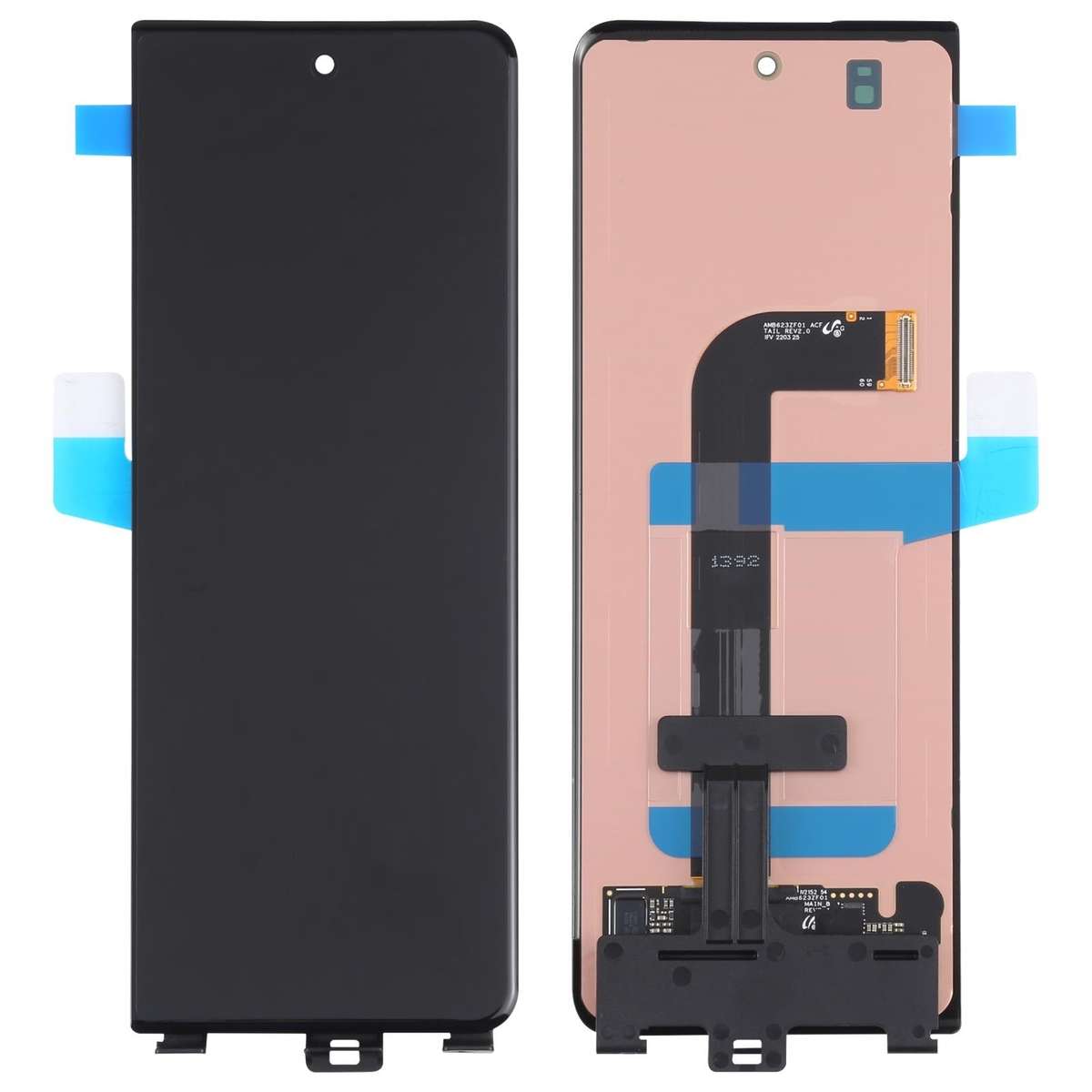 Original LCD Secondary Screen for Samsung Galaxy Z Fold2 5G SM-F916B Digitizer Full Assembly