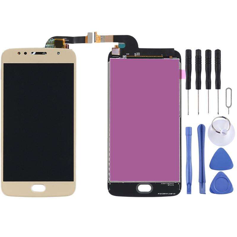 TFT LCD Screen for Motorola Moto G5S with Digitizer Full Assembly (Gold)
