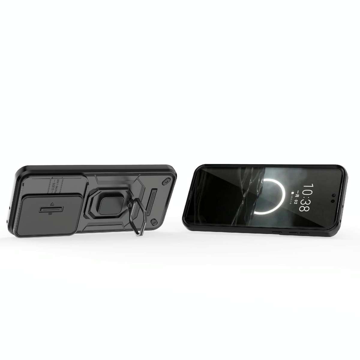 For Huawei Pura 70 Pro / Pura 70 Pro+ Sliding Camshield TPU + PC Shockproof Phone Case with Holde...