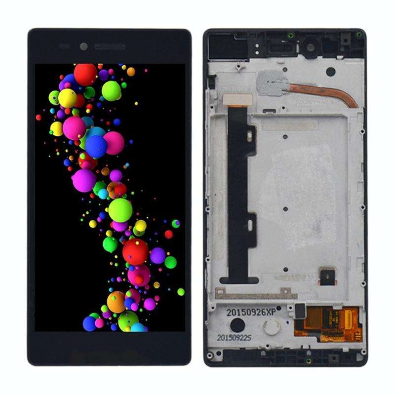 OEM LCD Screen for Lenovo Vibe Shot / Z90 Digitizer Full Assembly with Frame (Black)