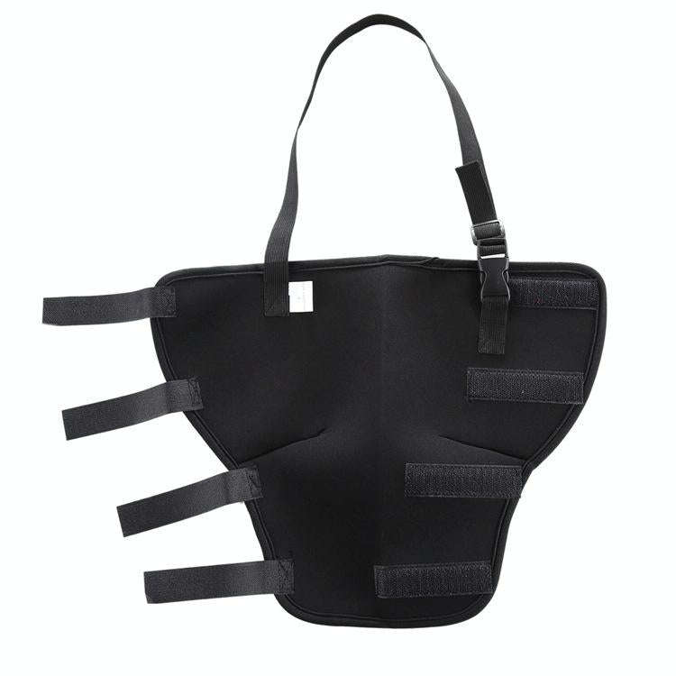 HJ19 Pet Surgery Rehabilitation Back Leg Protector Walking Aids, Size: S(Black Right Back Leg)